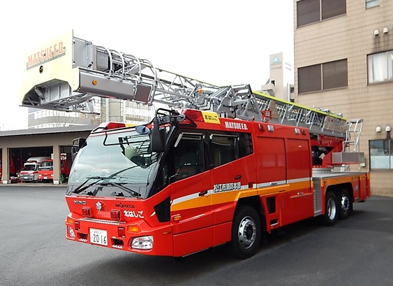 北はしご車