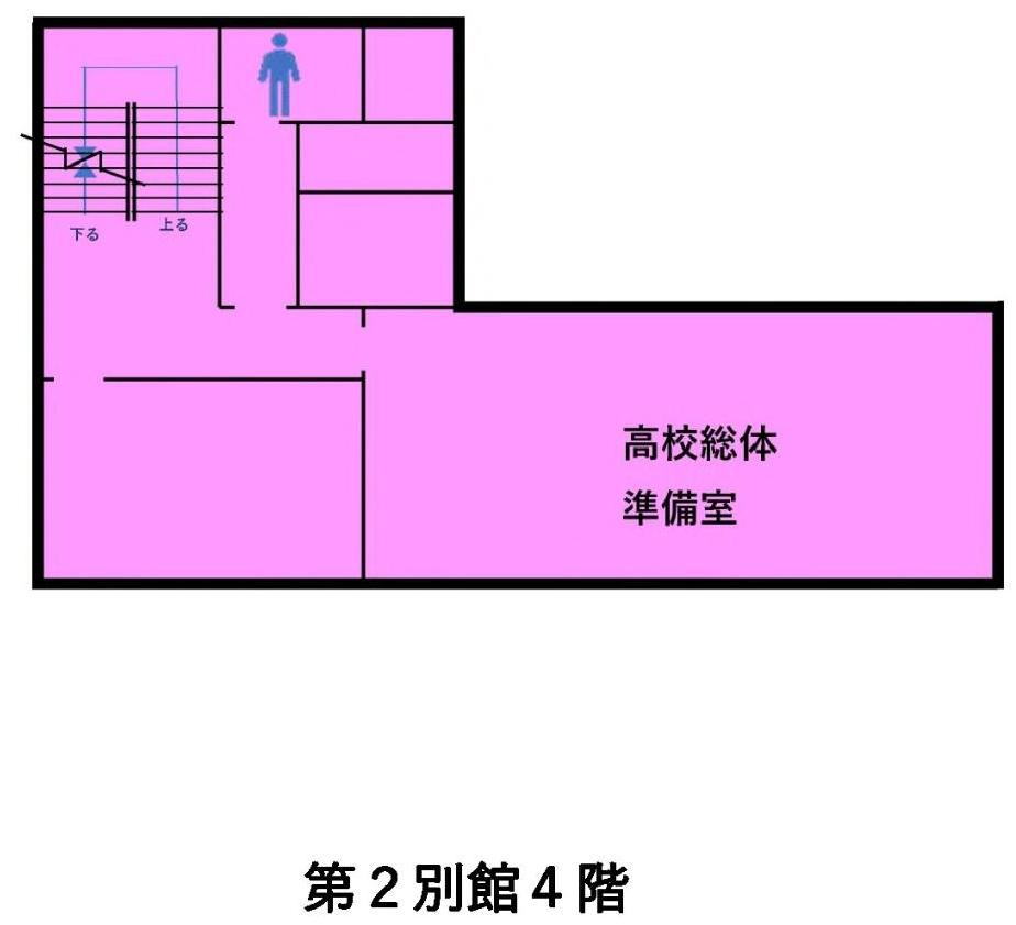 第2別館4階フロア図