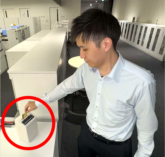 平面思いやり駐車場(フラップ式)利用手順3