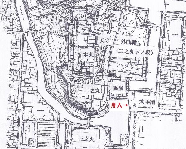 「舟入」の位置図