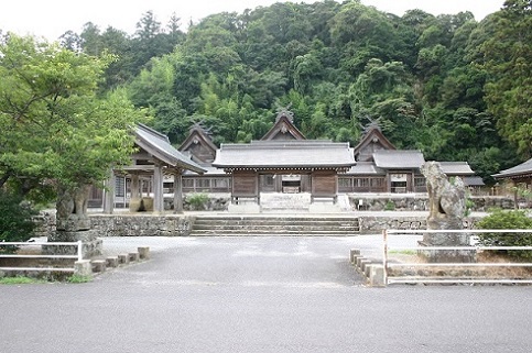 佐陀神社境内の遠景写真