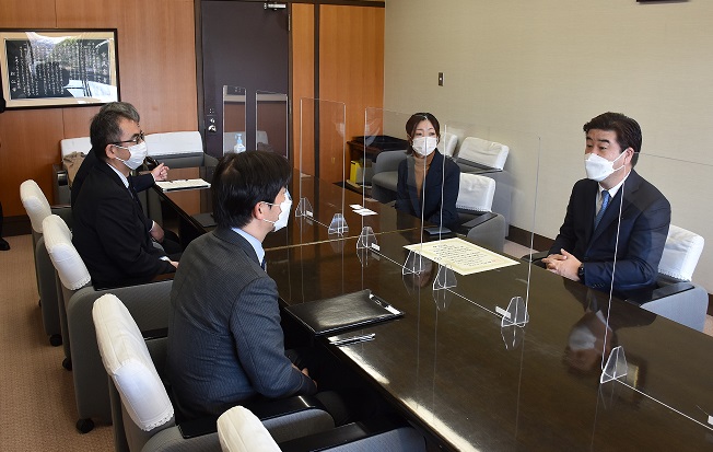 令和4年度障がいのある人もない人も共に住みよいまちづくり条例市長表彰(懇談)