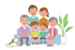 家族や友人と楽しく過ごす