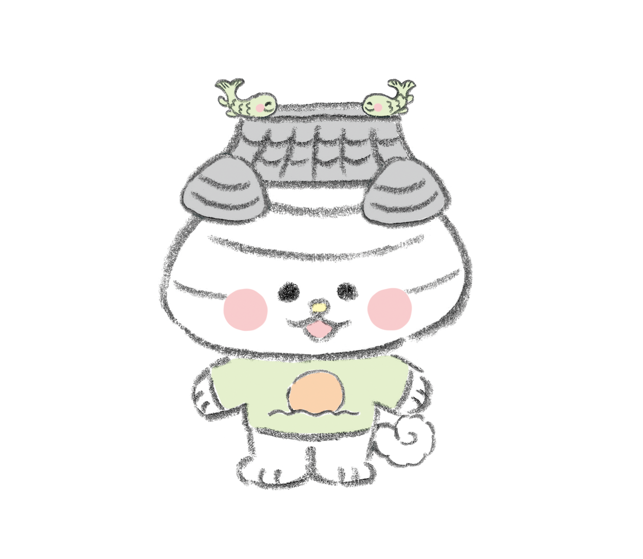 松江市PRキャラクターデザイン画(えちがわ のりゆきさん作)