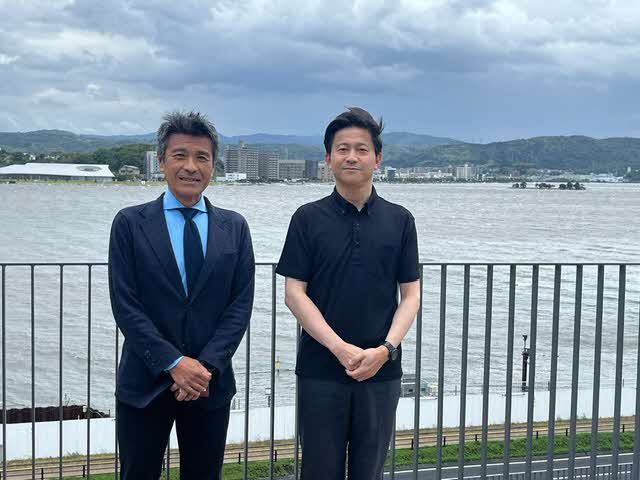 桑江理事長と上定市長