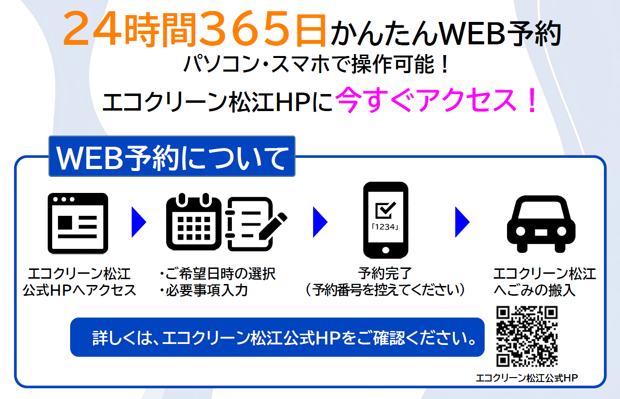 ウェブ予約の方法