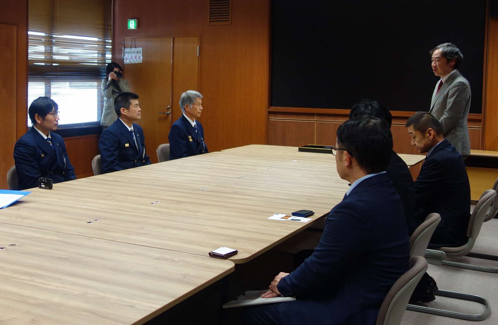 災害処理資器材贈呈式