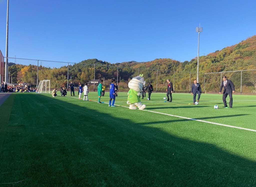 キックインをする様子