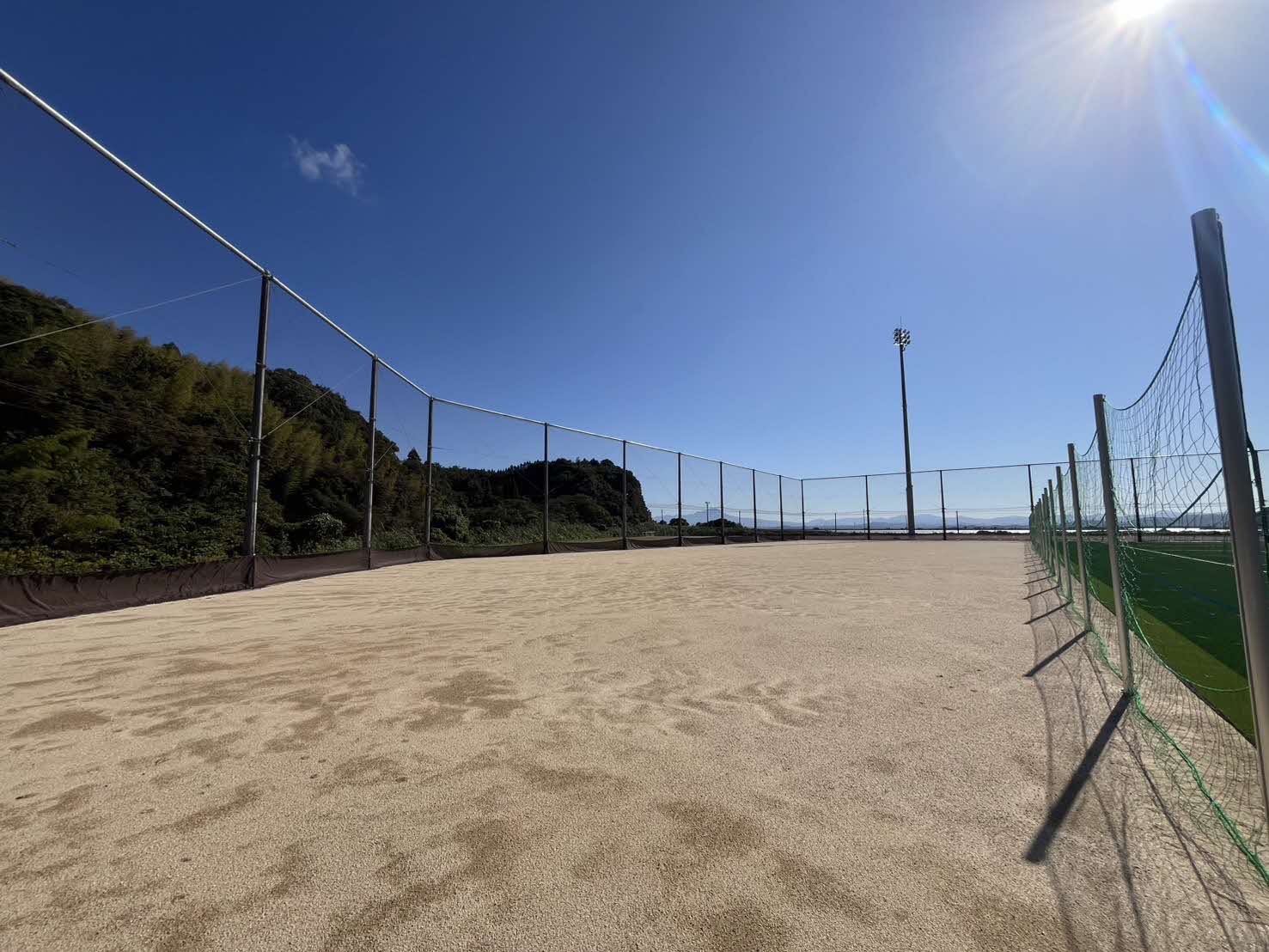 中海スポーツパークのフットサルコートの写真