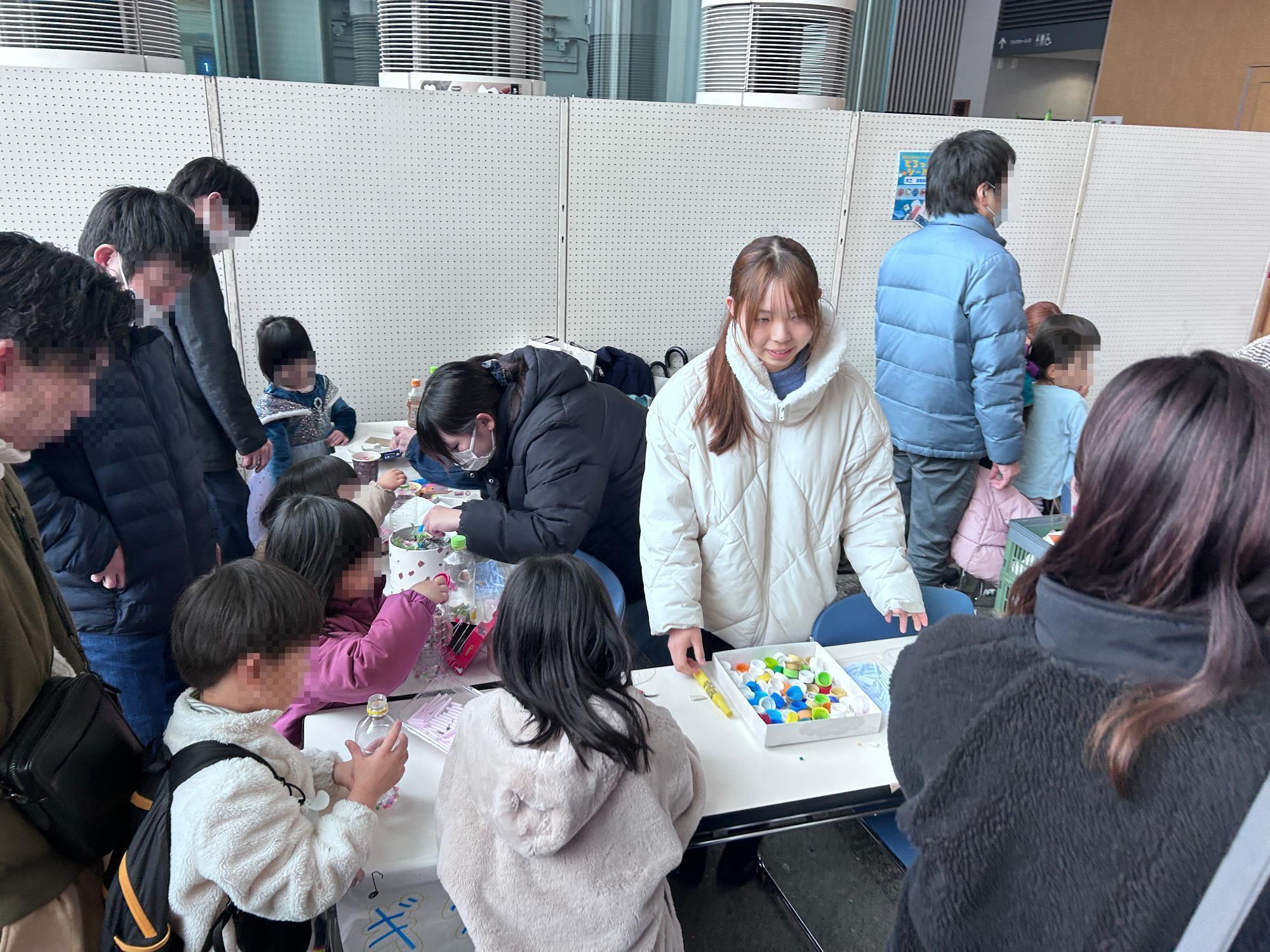 廃材を使った楽器づくりワークショップ