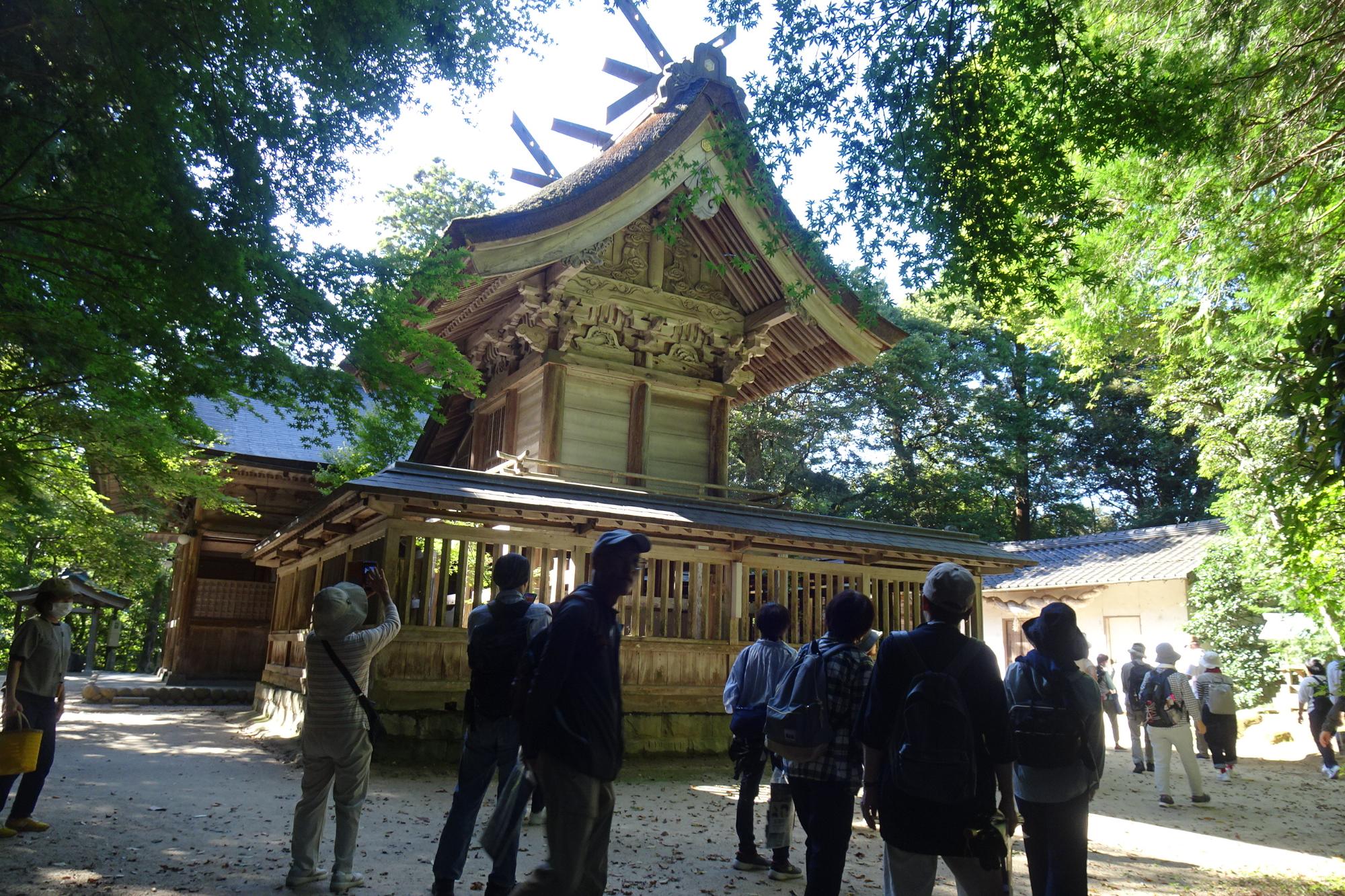 令和6年度松江市歴史のまち歩き（玉湯地区）の様子