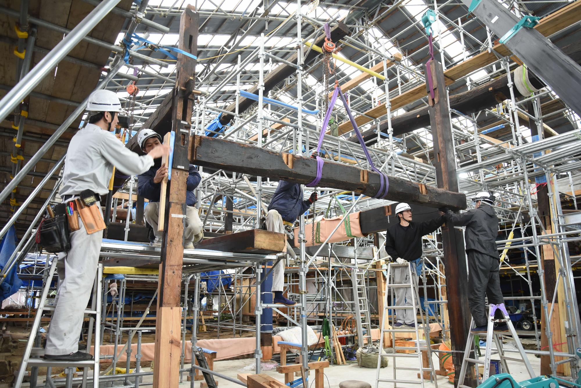 R7木幡家現場公開 現場状況