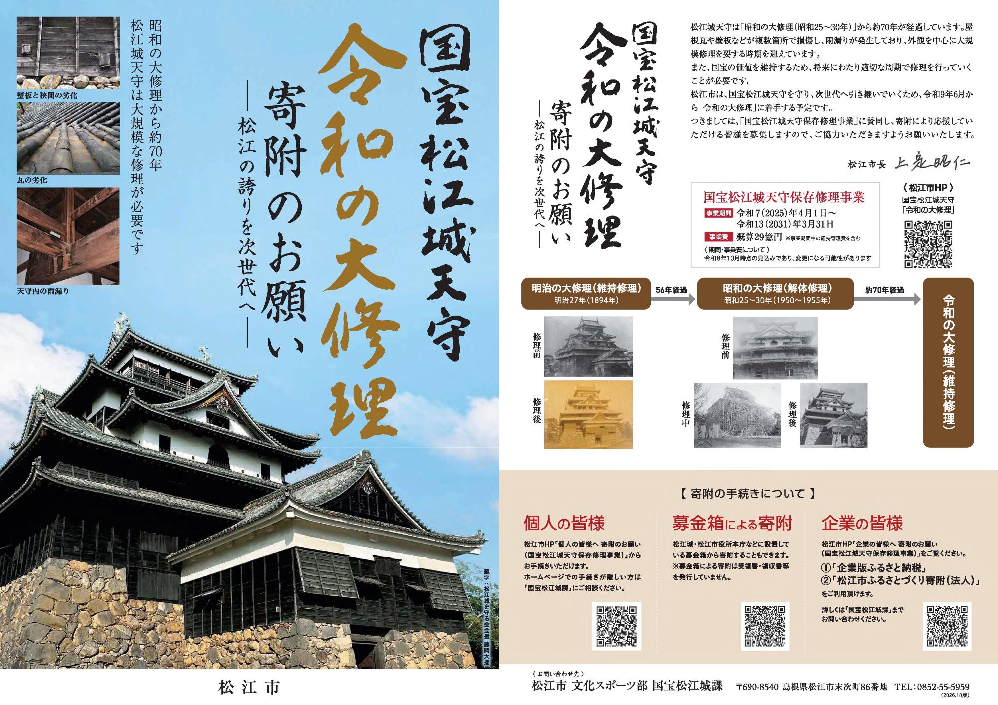寄附のお願い