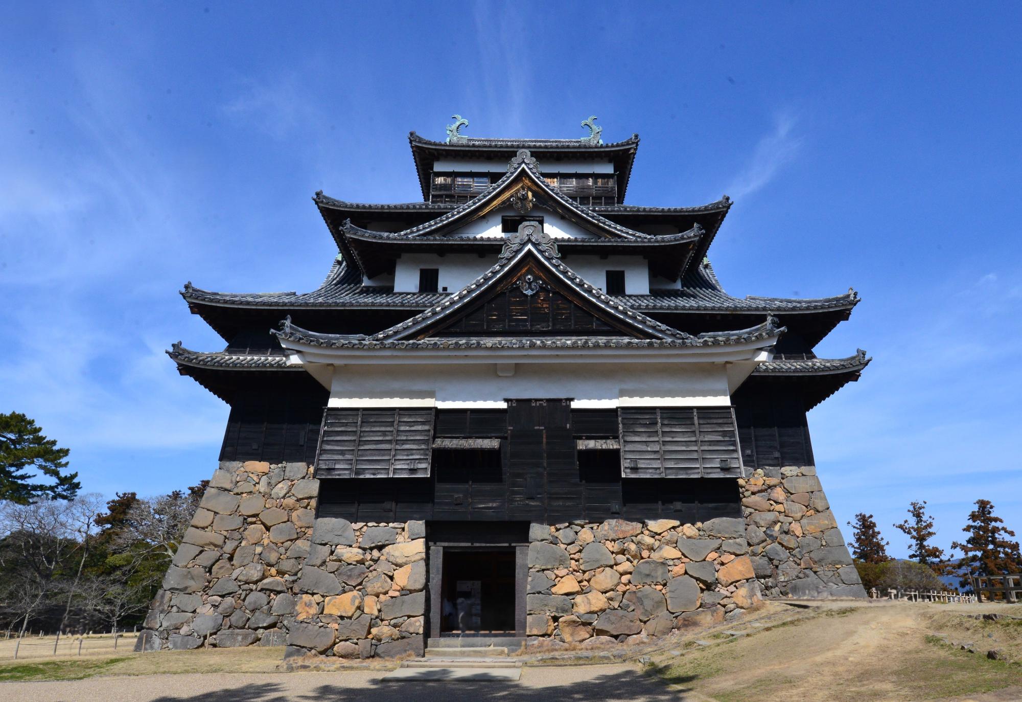 松江城天守の写真