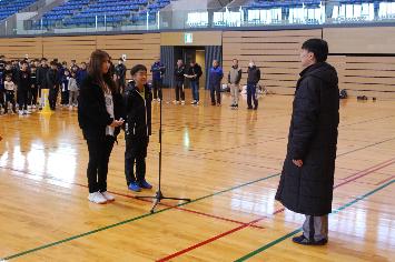 開会式の様子（選手宣誓）