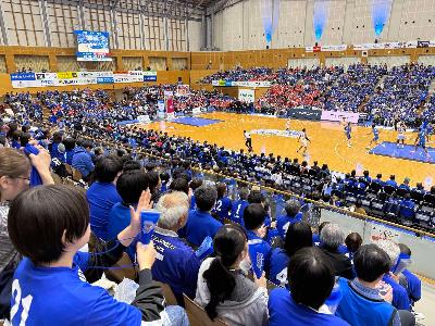 試合観戦の様子