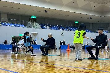 ジャンケンリレーの様子