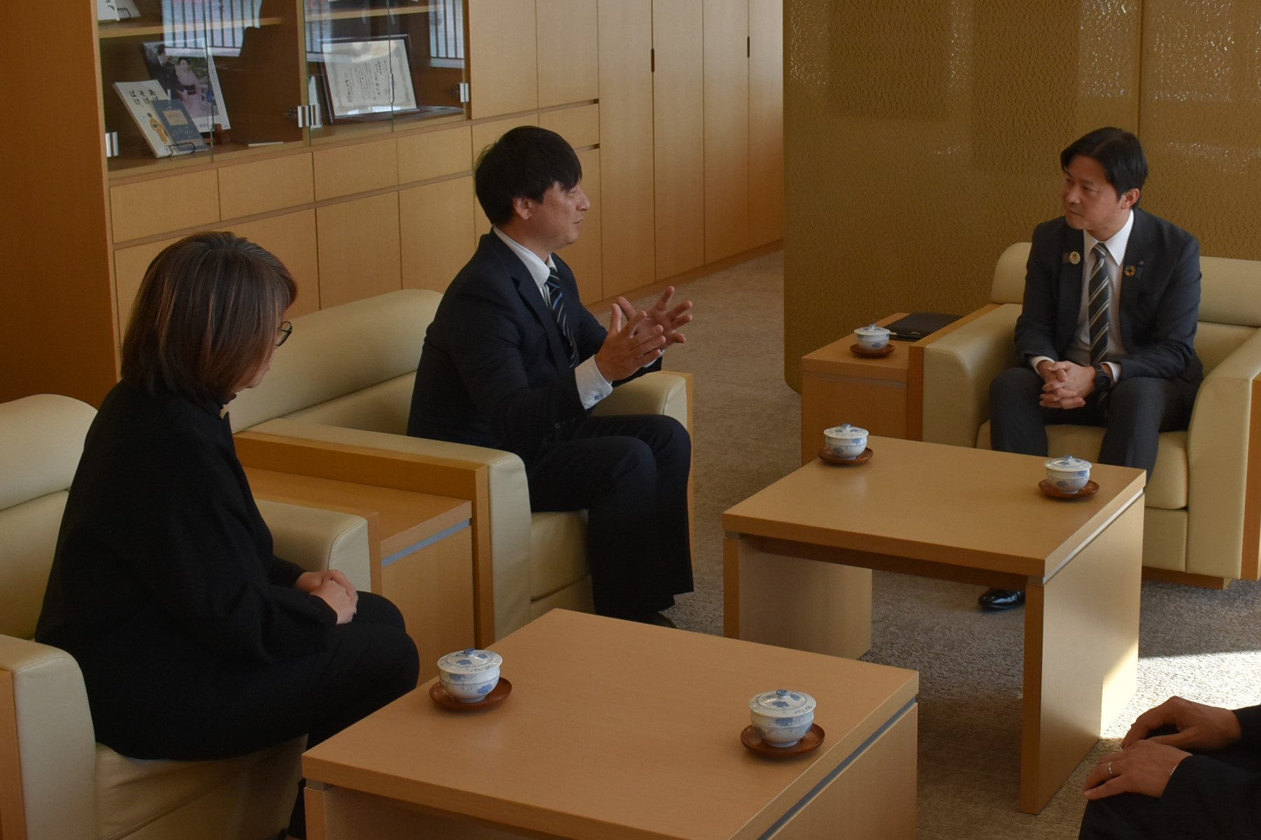 表彰式後の懇談