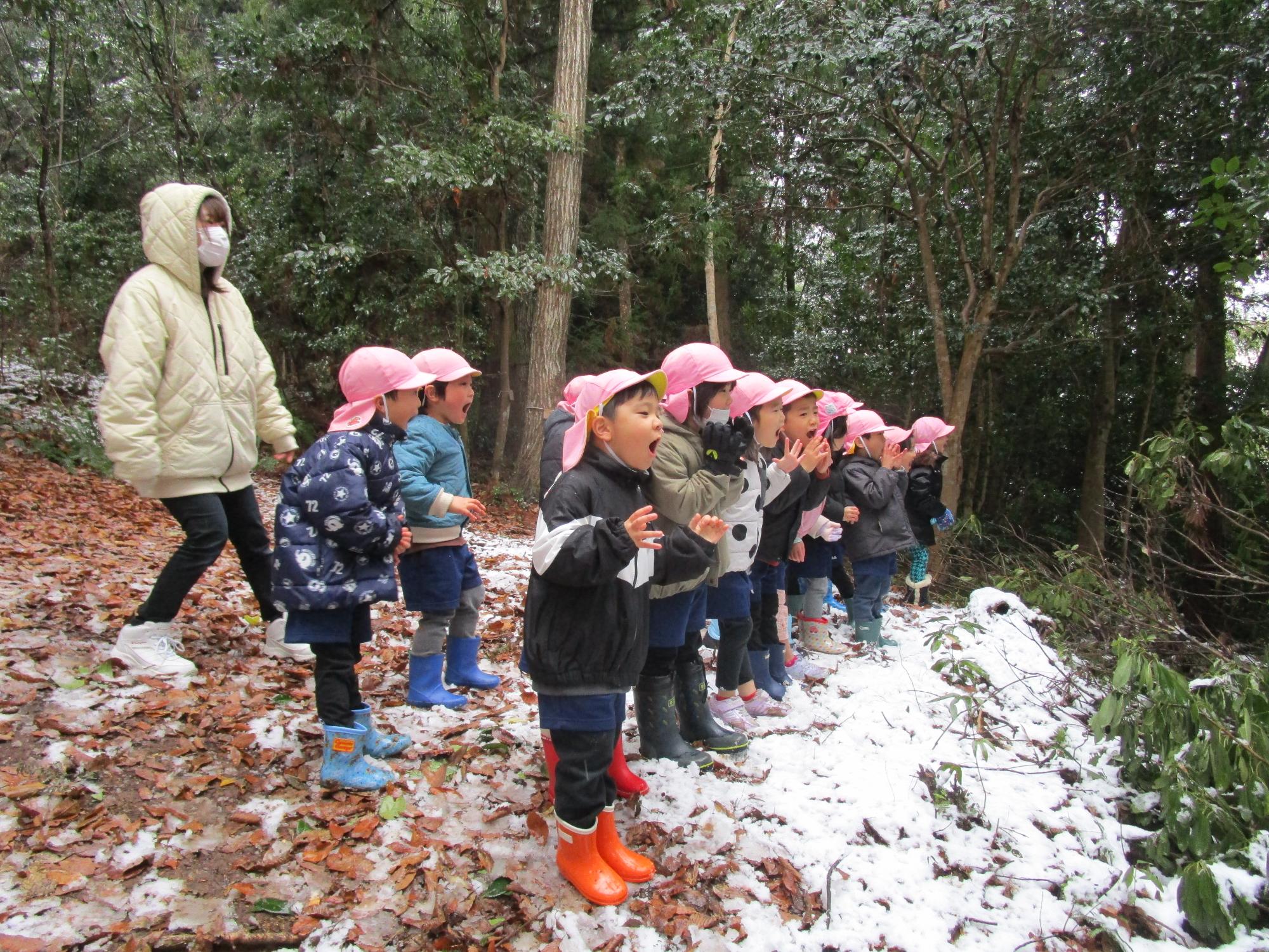 冬のうぐいす山2