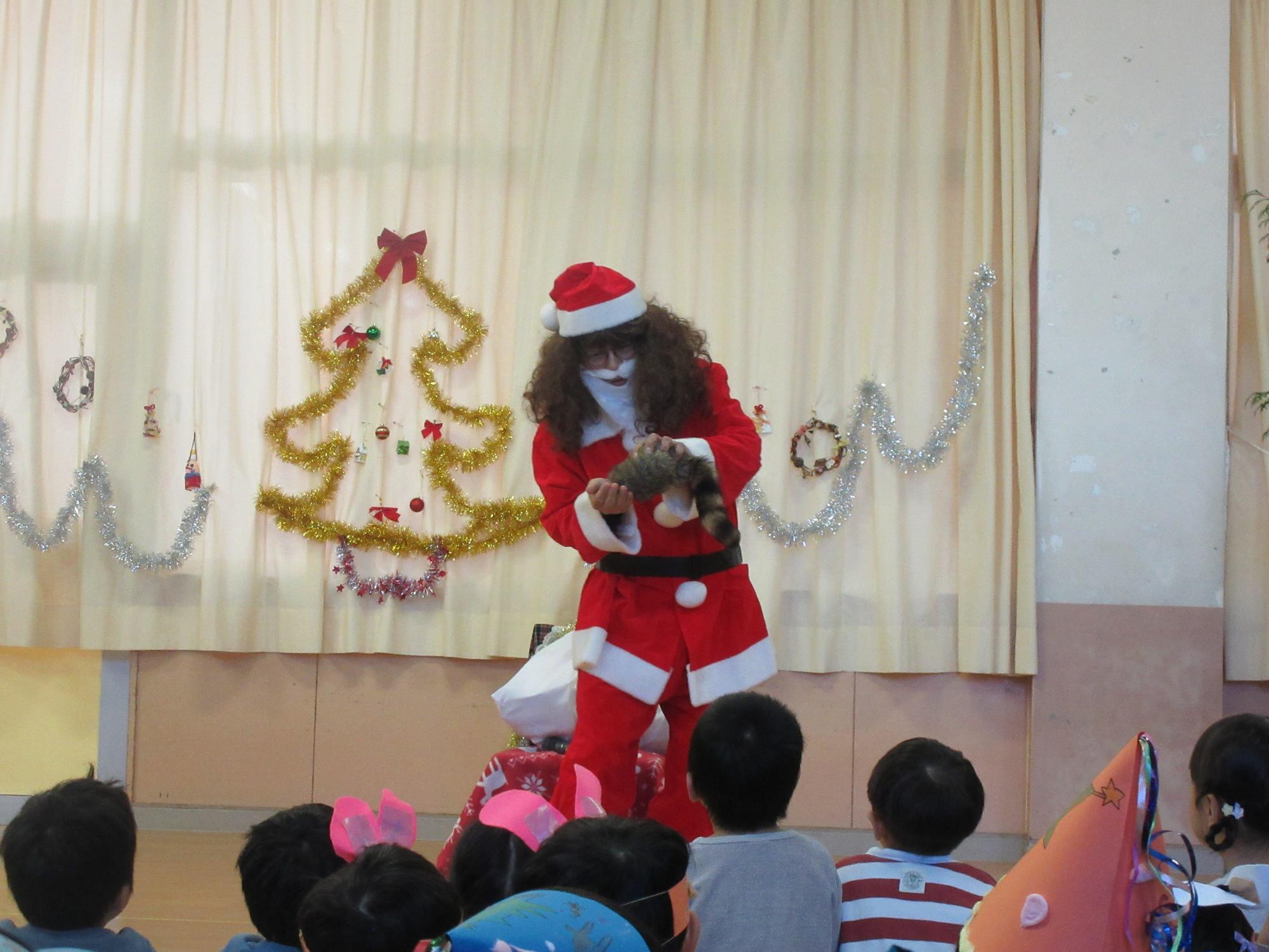 サンタクロース登場