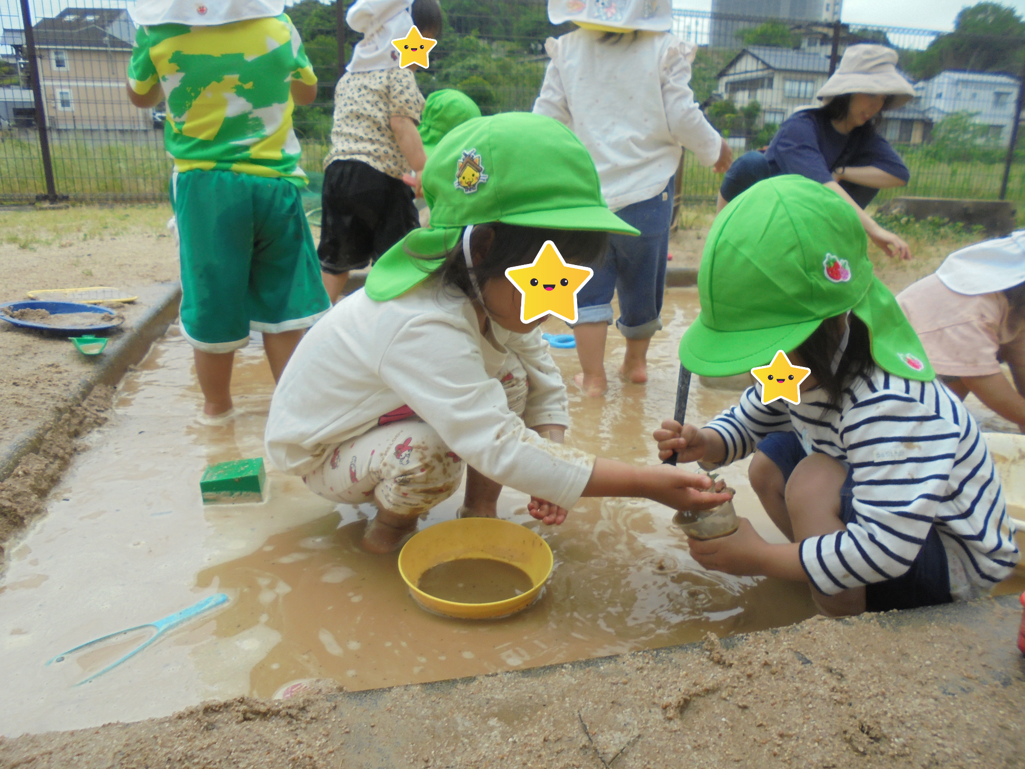 はいどうぞ、ありがとう かわいいやりとりうまれています