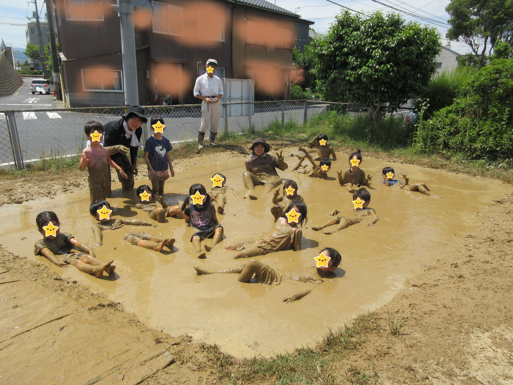ひまわり組もはいポーズ！