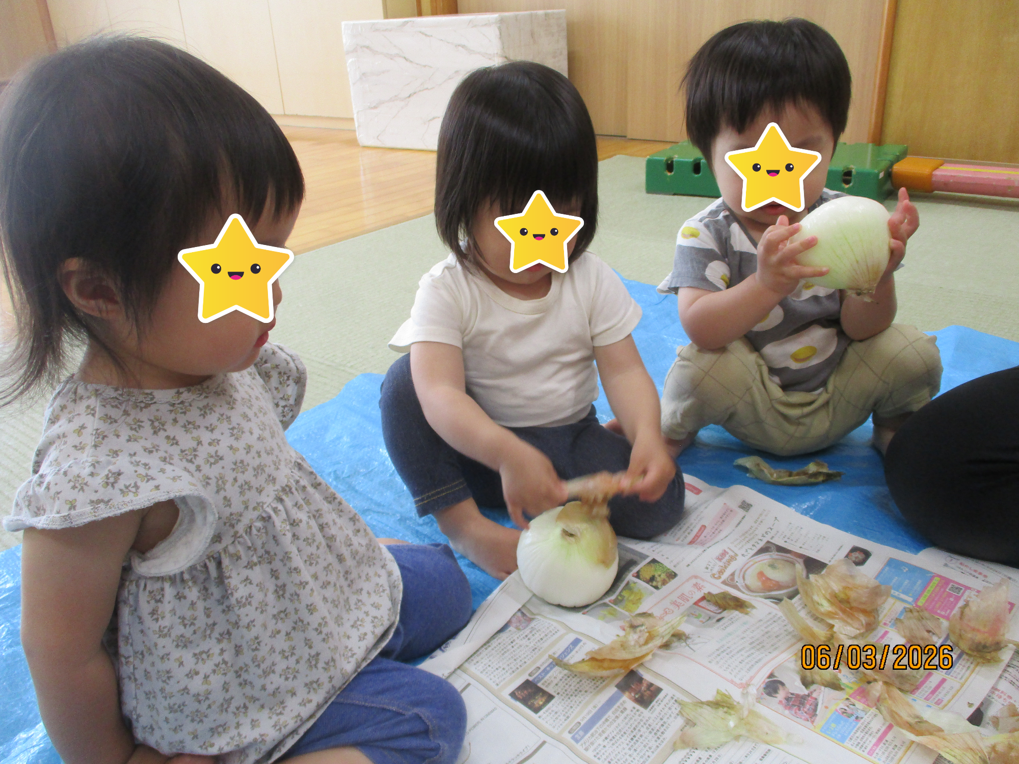玉葱むきむき･･･