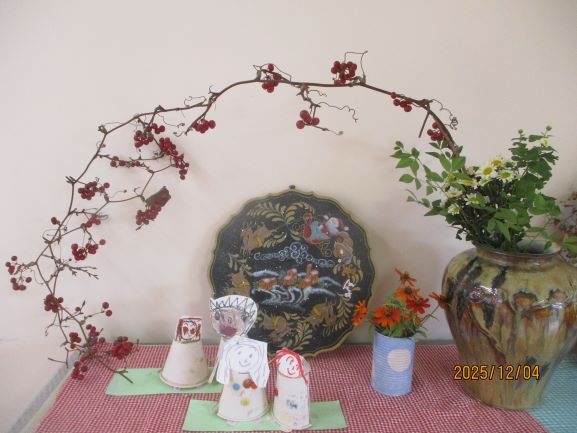 地域の方より～クリスマスのトールペイント～