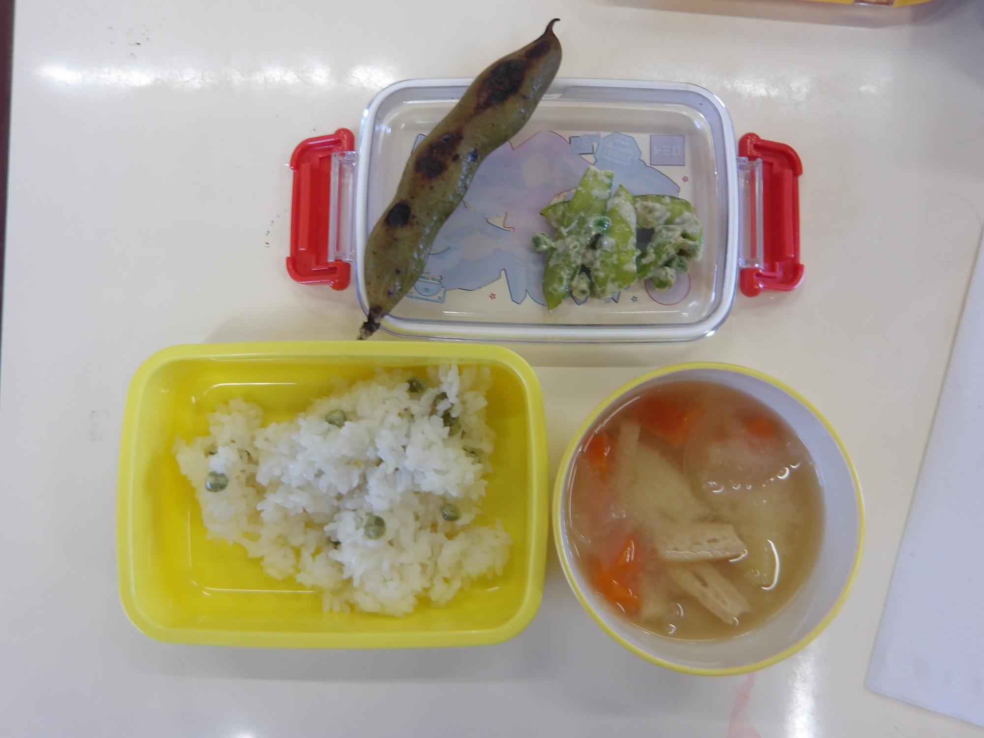 豆のクッキング
