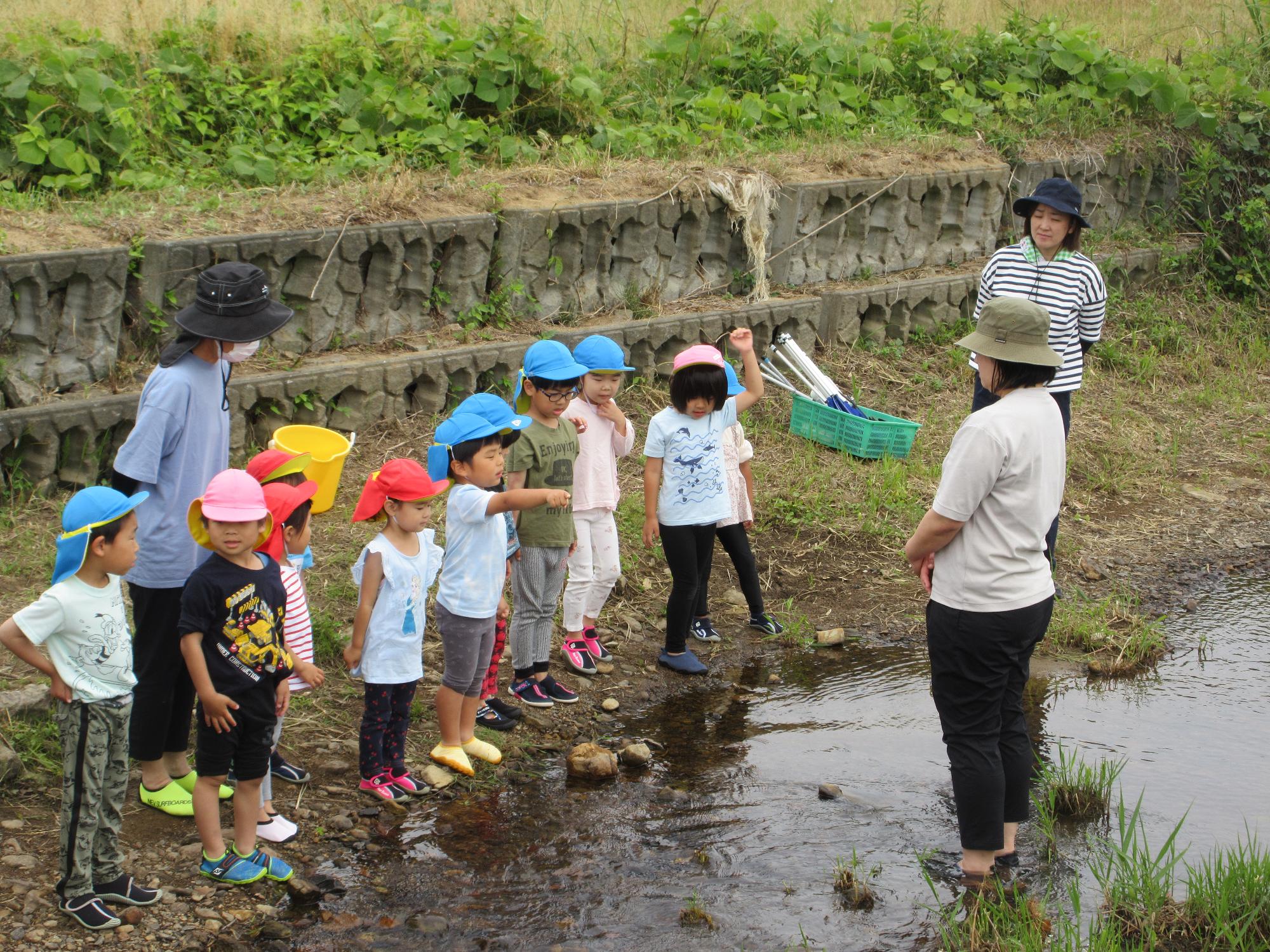 川遊びの前のお約束