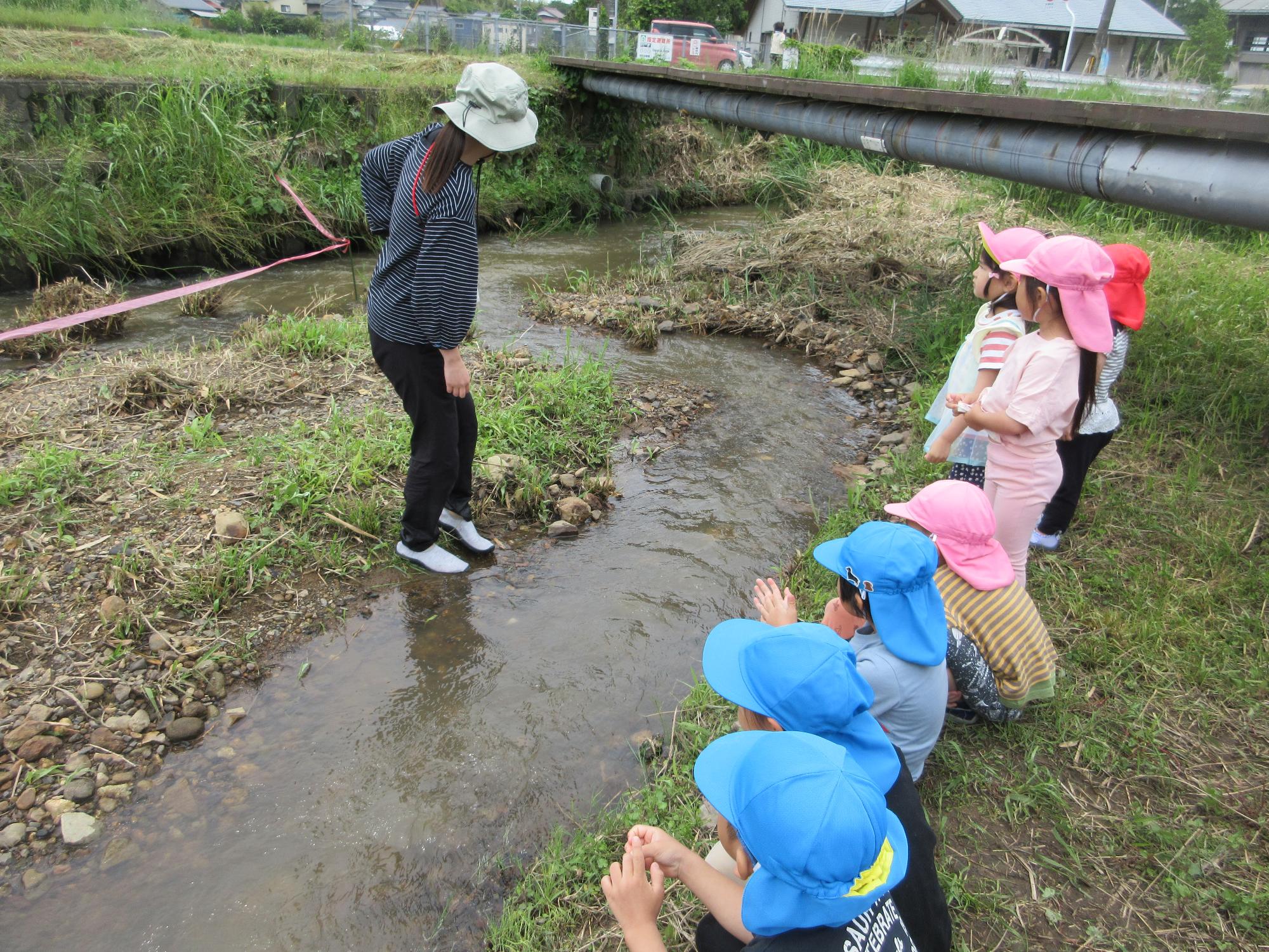 川遊びの約束を聞こう