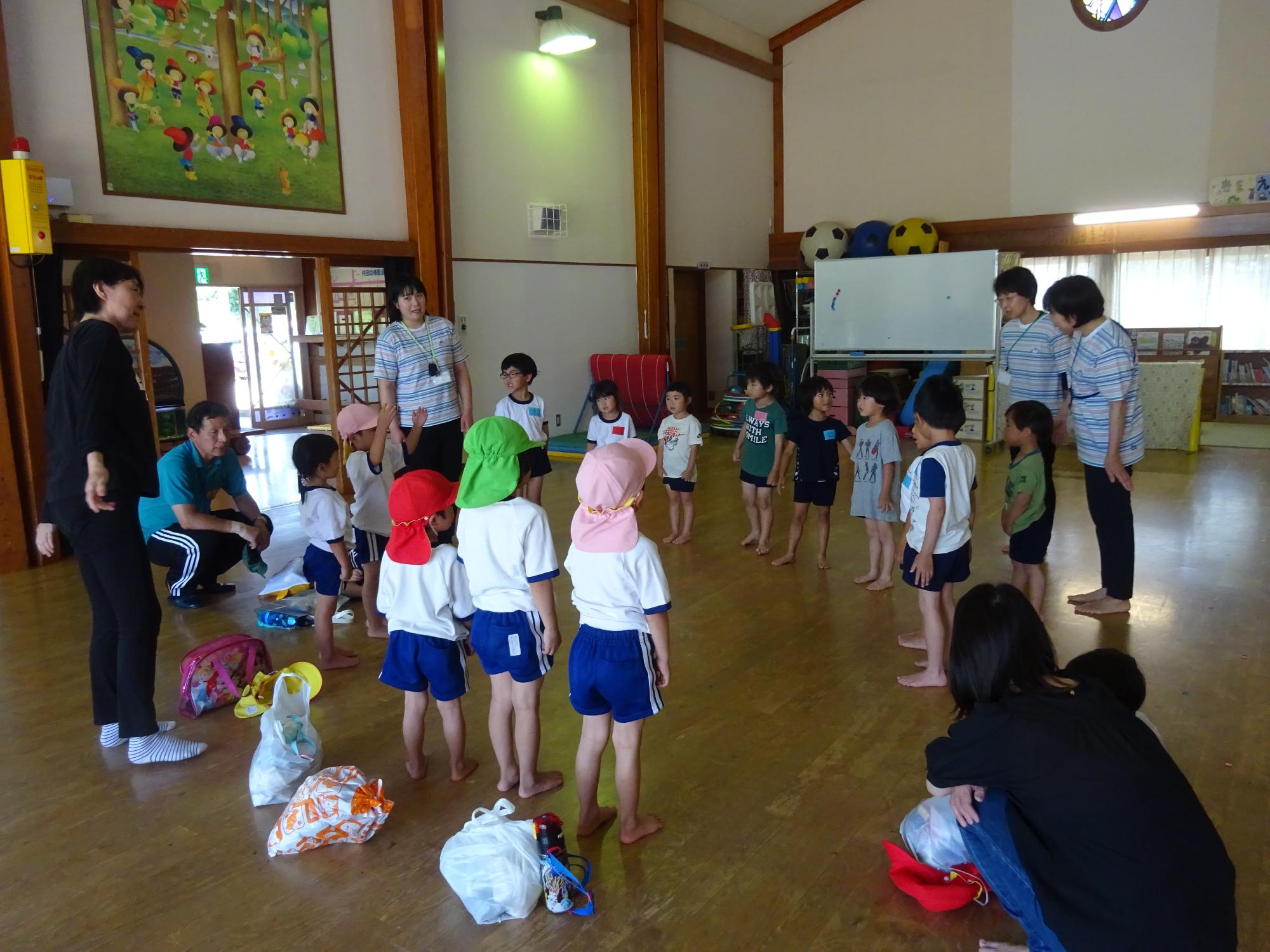 今度は秋に朝酌幼稚園に遊びにいくね