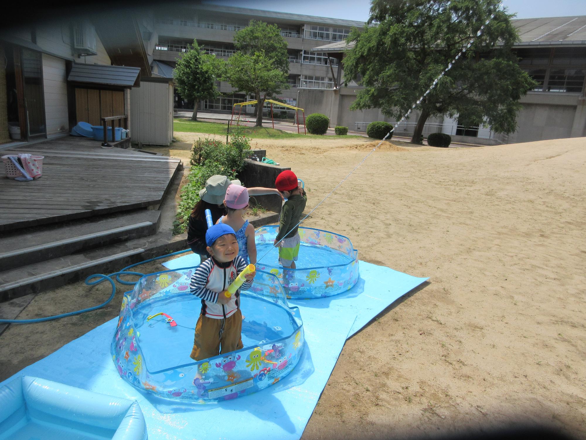 水鉄砲ひゃっほー！！
