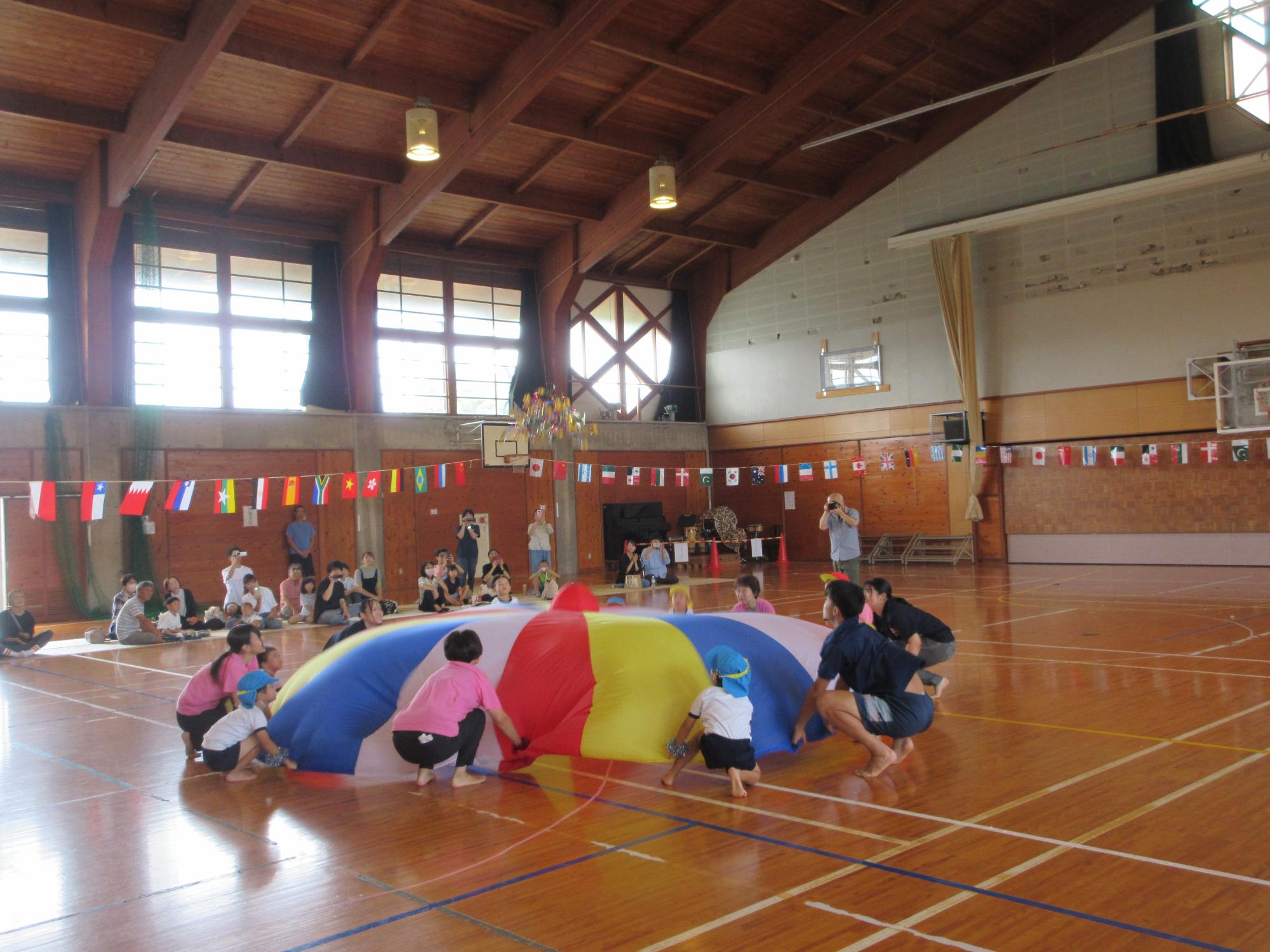 心を一つに… 花火が上がったよ