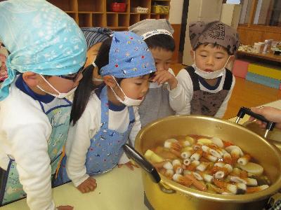 おでんクッキングをしたよ。美味しかったよ。