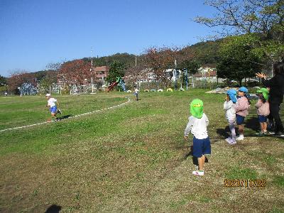 ランラン大会  がんばれー