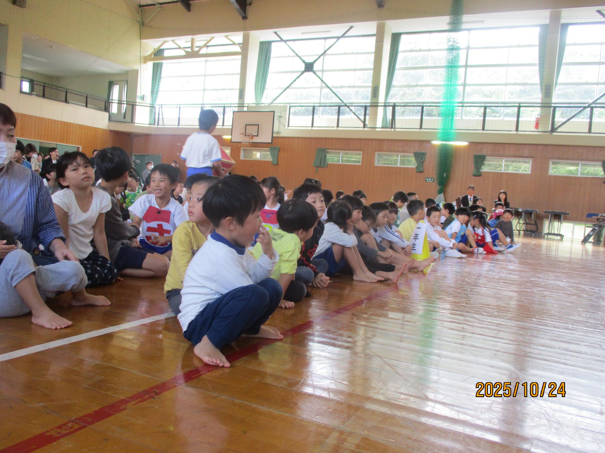 佐太小学校の学習発表会を見に行ったよ。