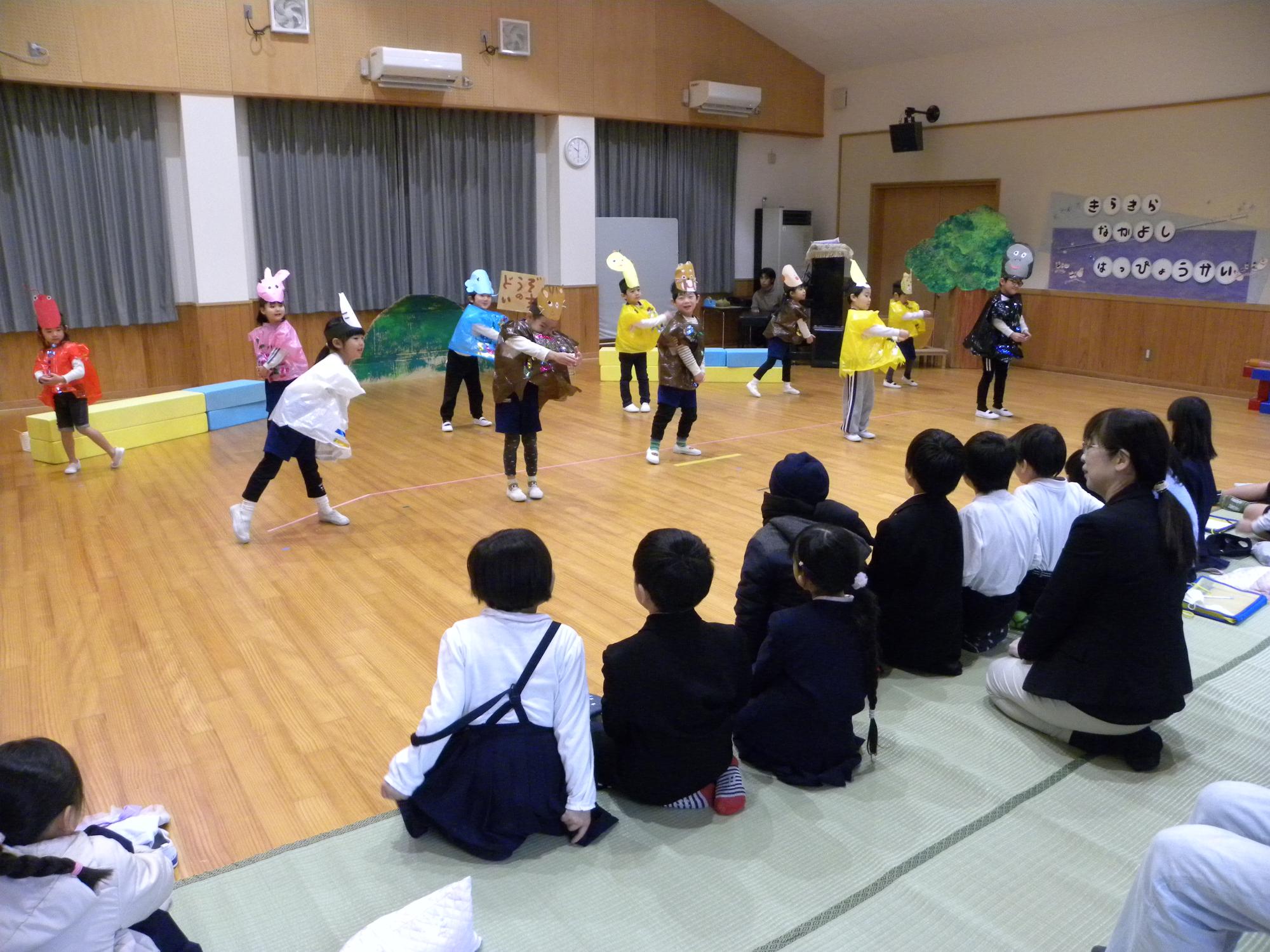 一年生さんが見に来てくれて嬉しかったよ。