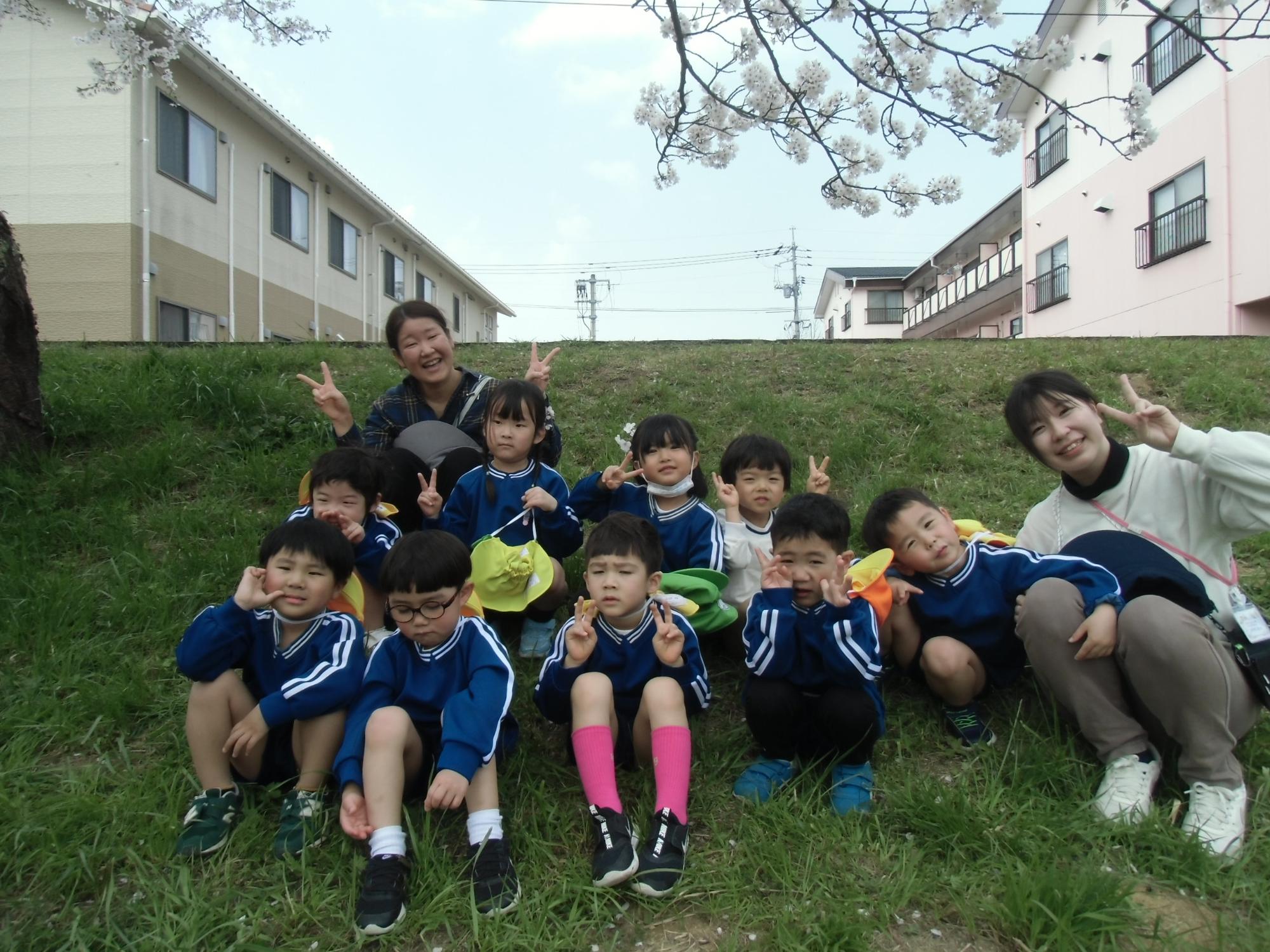 新ぱんだきりん組の集合写真