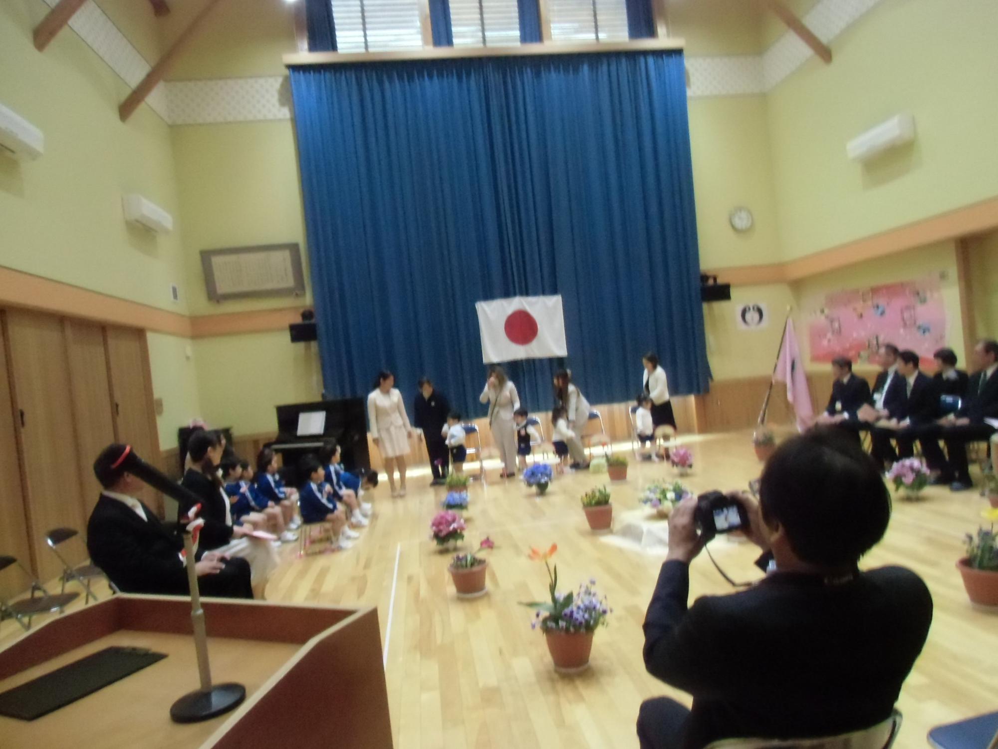 退場の様子