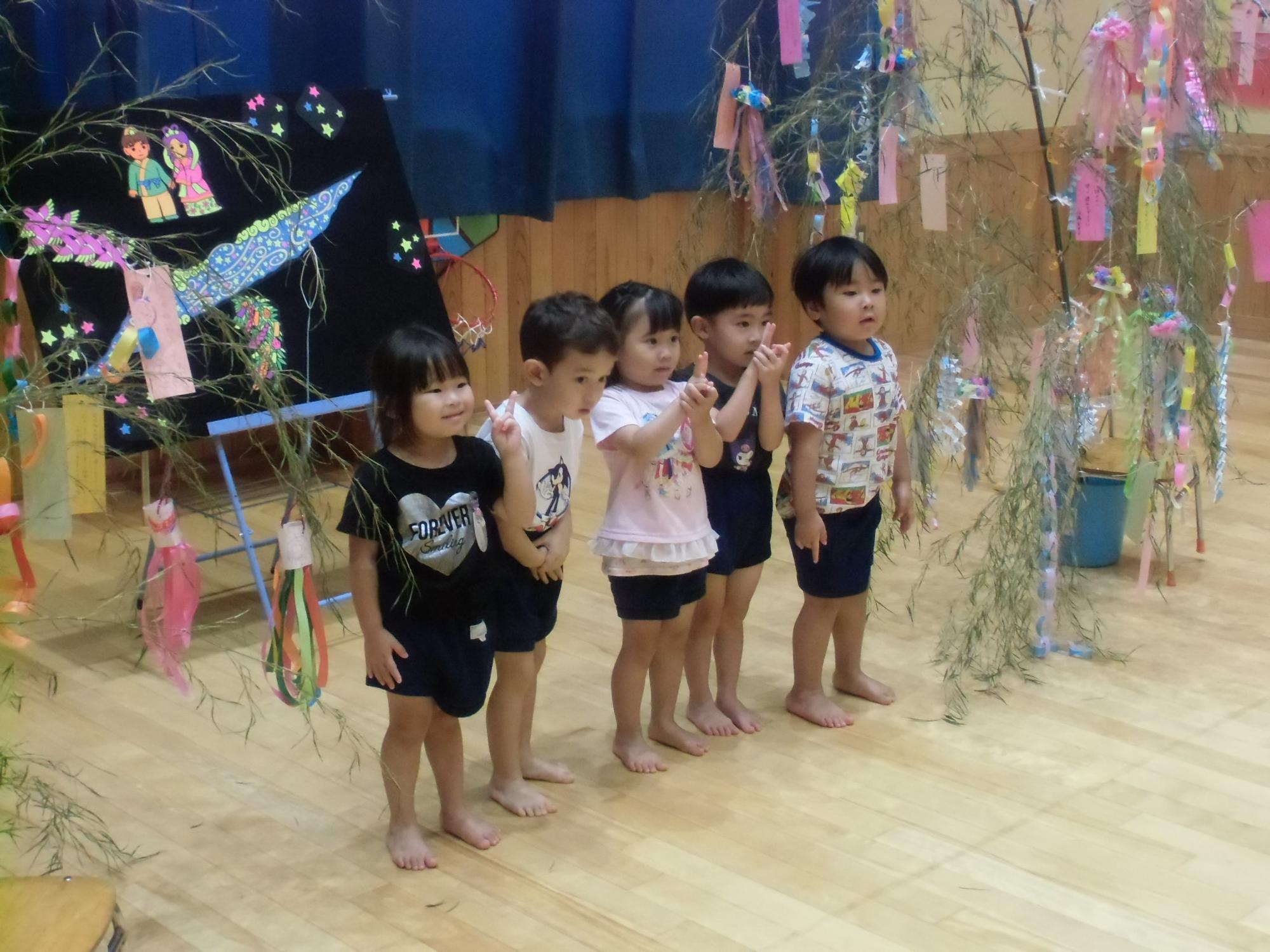 うさぎ組の集合写真