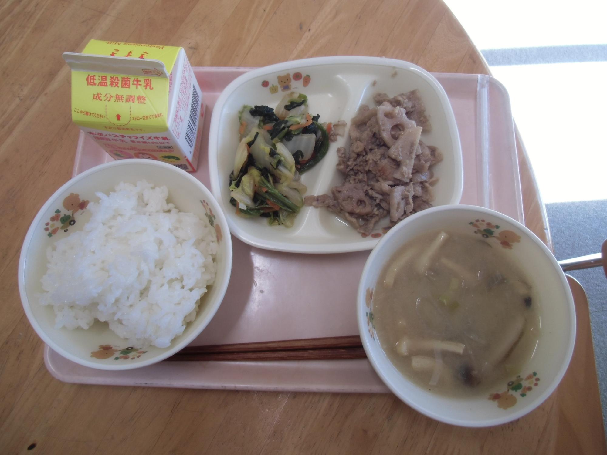 今日のメニューです