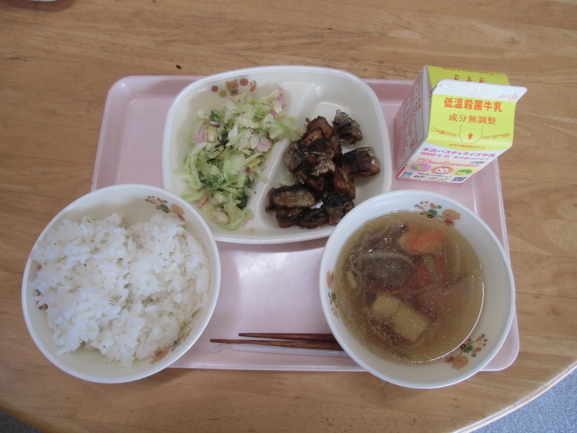 節分献立の様子