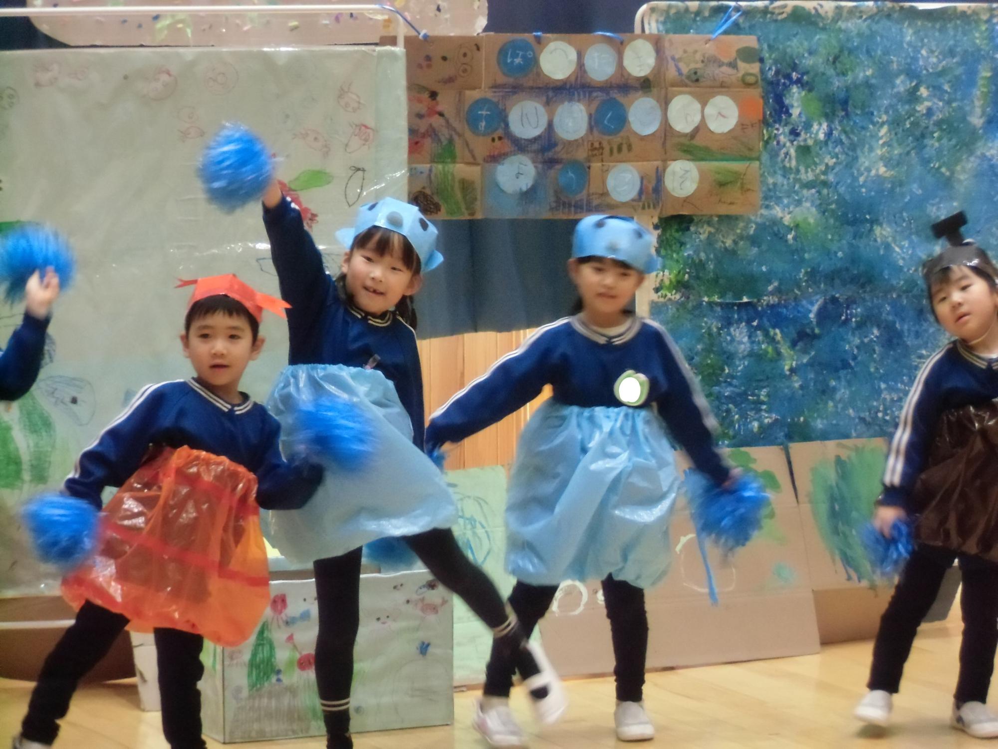 ダンスを頑張る様子