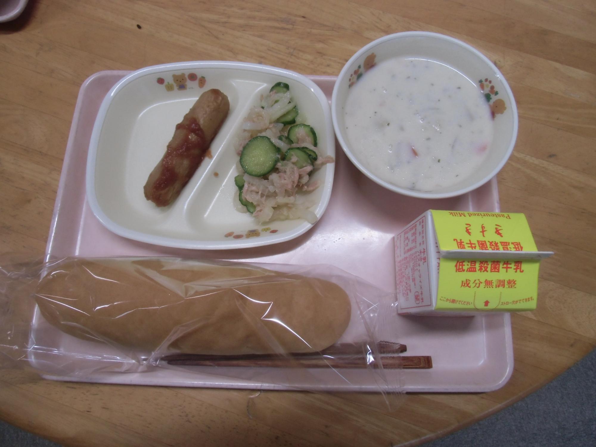 今日の献立の様子