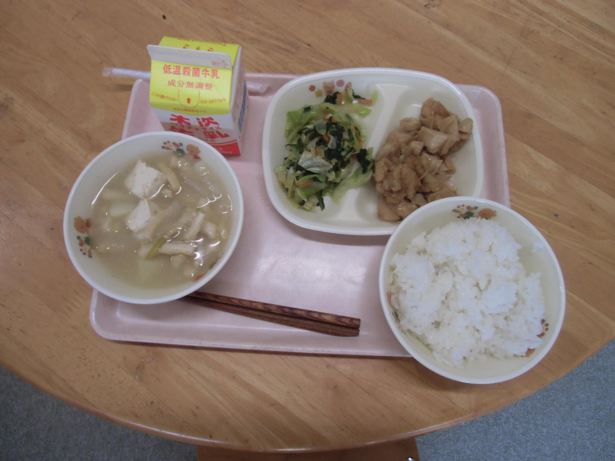 今日の給食