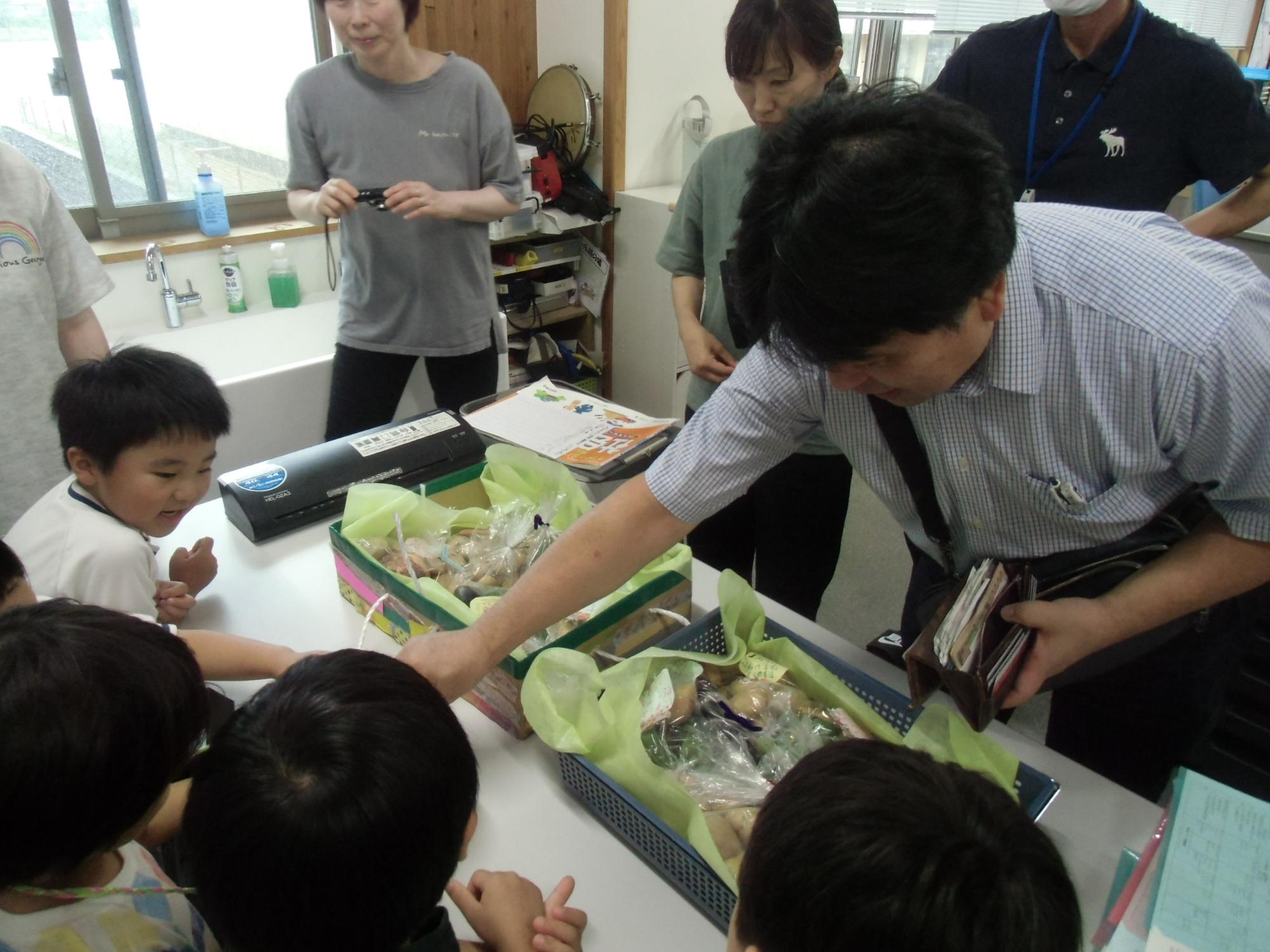 行列ができる様子
