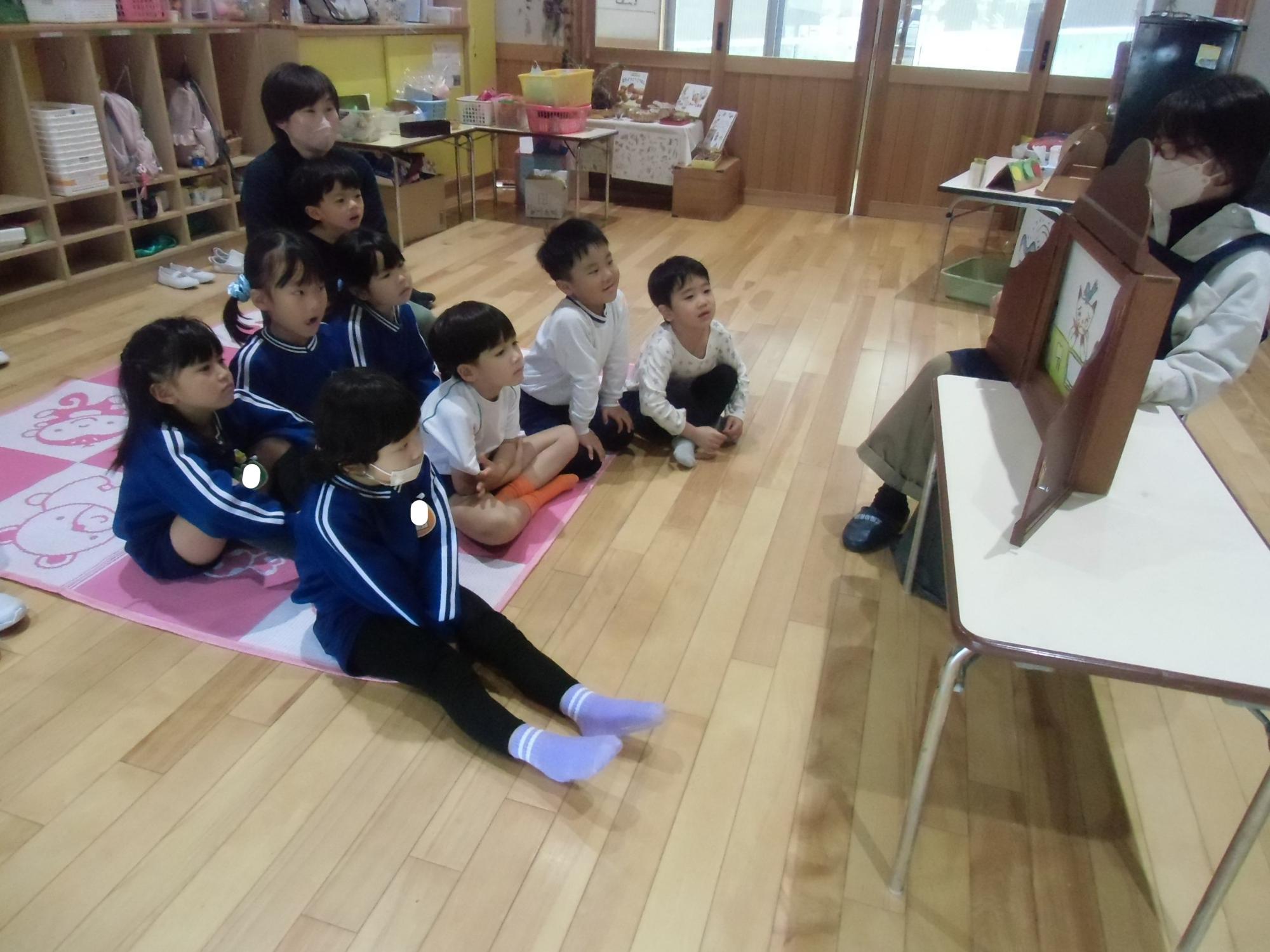 きりんさんの読み聞かせ