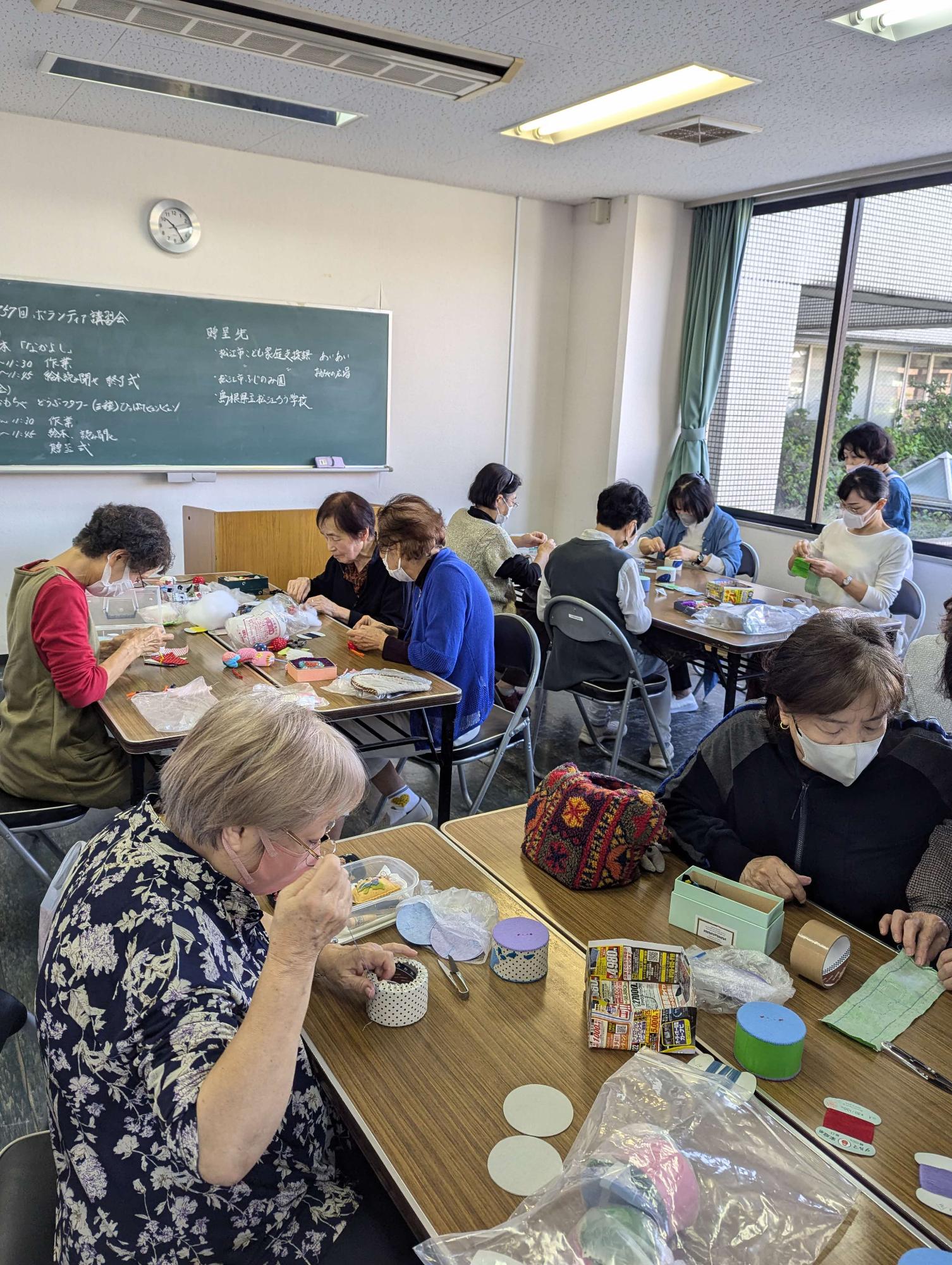 布の会ボランティア講習会の様子