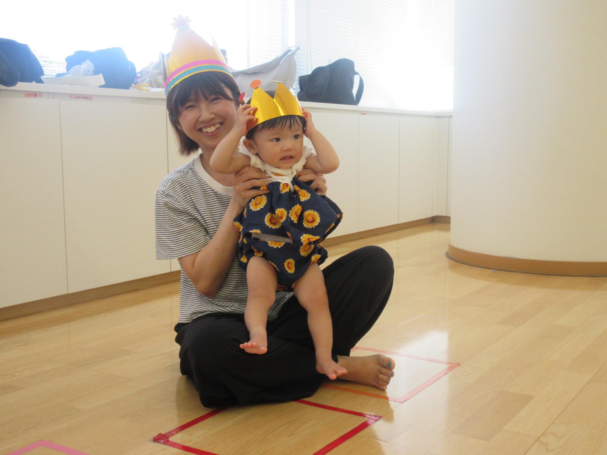 今月で卒業されるお母さんとお子さんの素敵な笑顔の写真